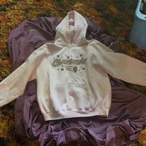 Pink cheerleader hoodie